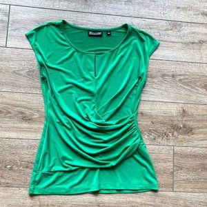 Green Top with Rouching Size Small